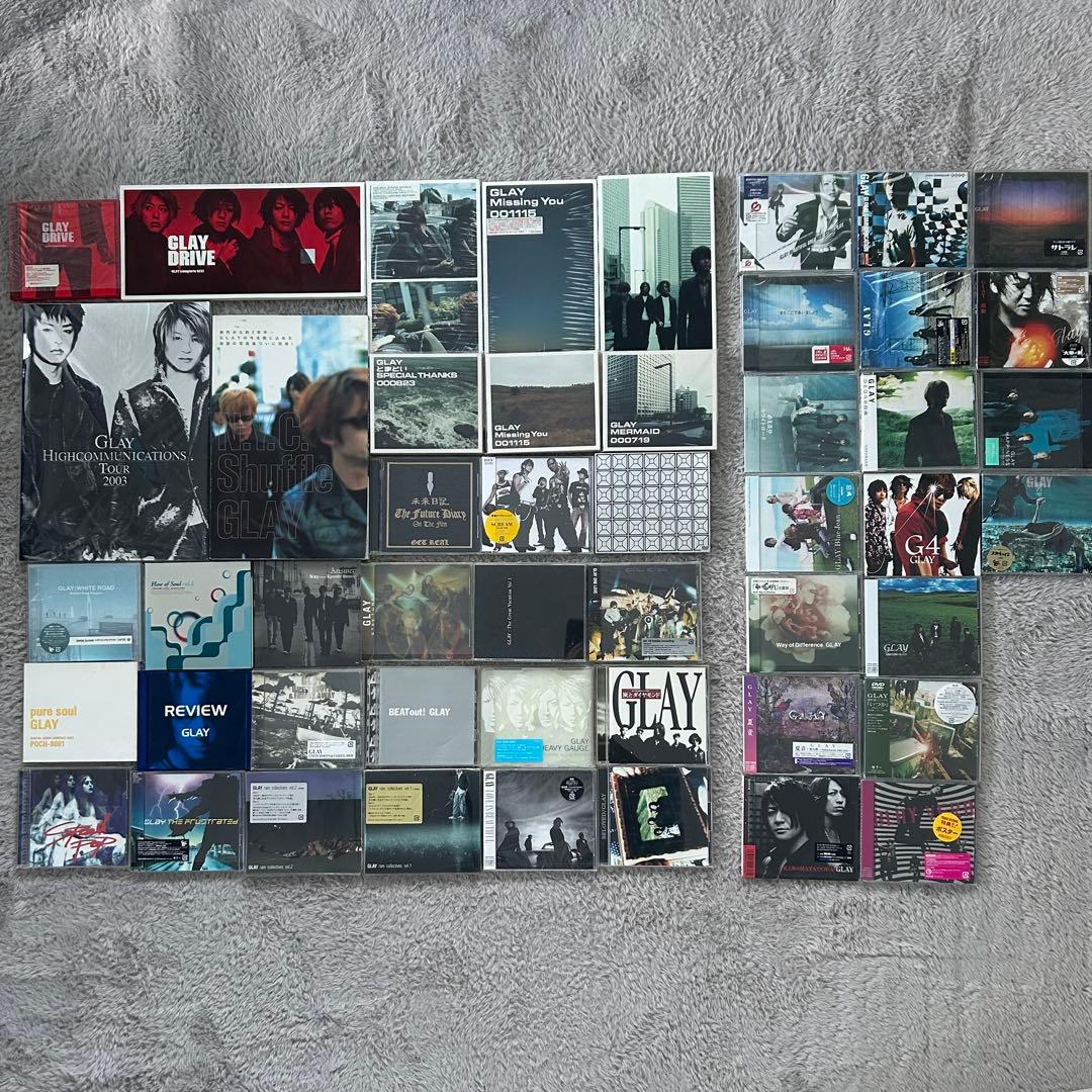 美品【GLAY】CD/ALBUM/DVD/写真集まとめ売り 未開封レアパッケージ