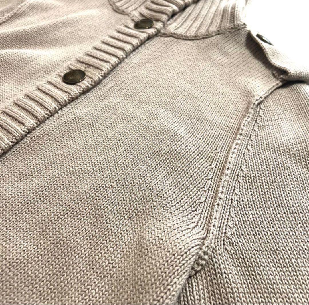 【極美品】バーバリー BURBERRY ニットジャケット ベージュ 2