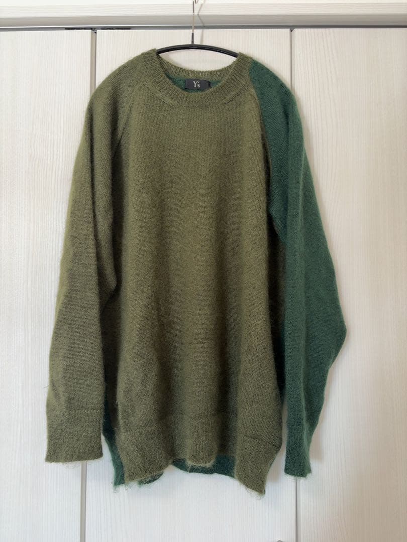 Y's モヘア　ニット　グリーン　yohji yamamoto