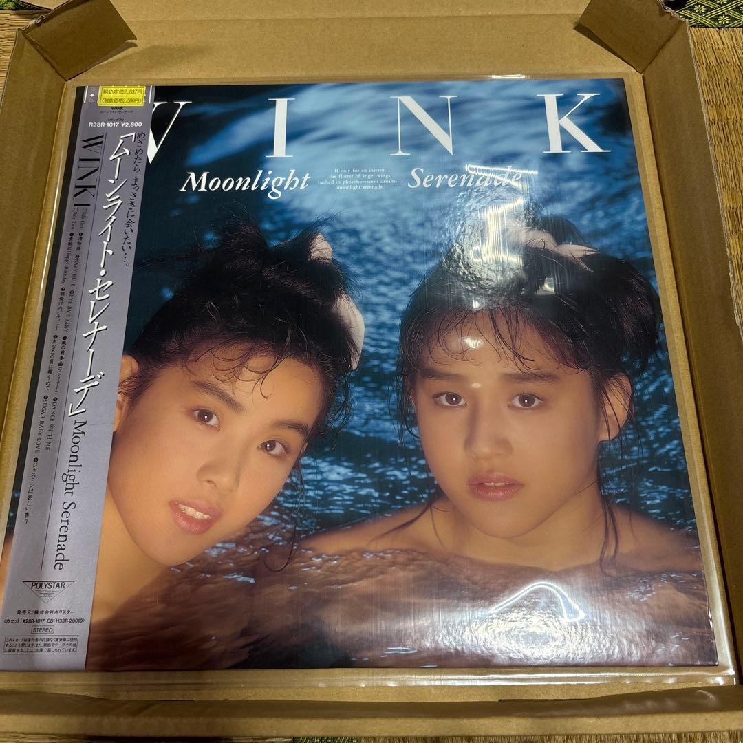 Wink レコード　ムーンライト・セレナーデ
