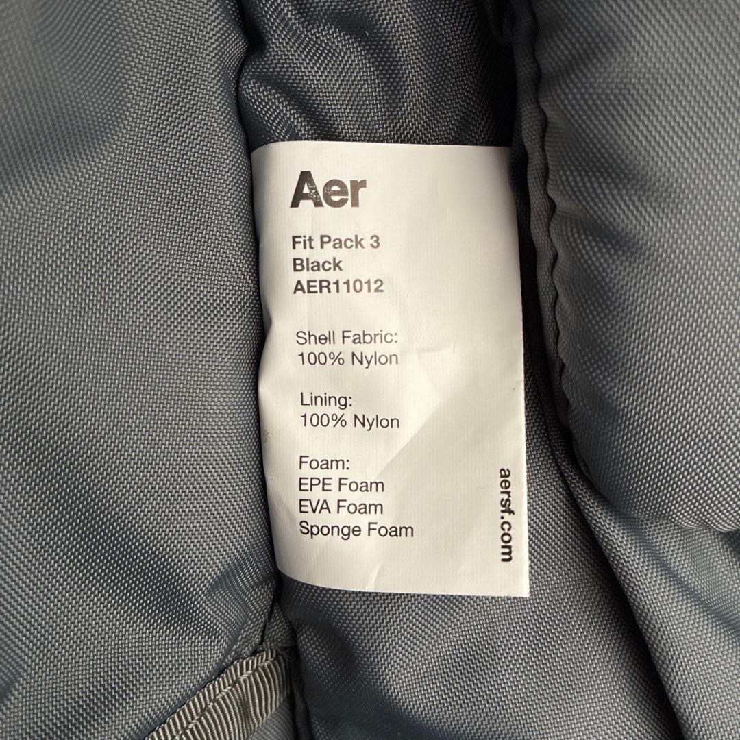 バッグ Aer Fit Pack 3 Black