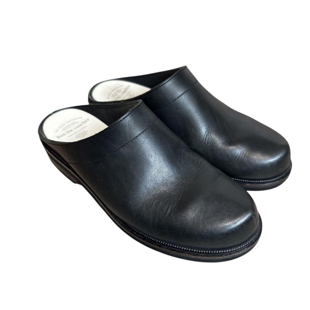 foot the coacher サイズ8 レザー サボ ブラック