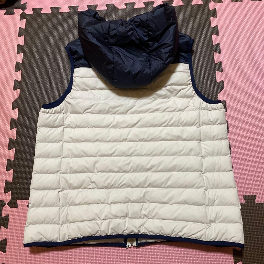 and per se フード付きキルティングベスト