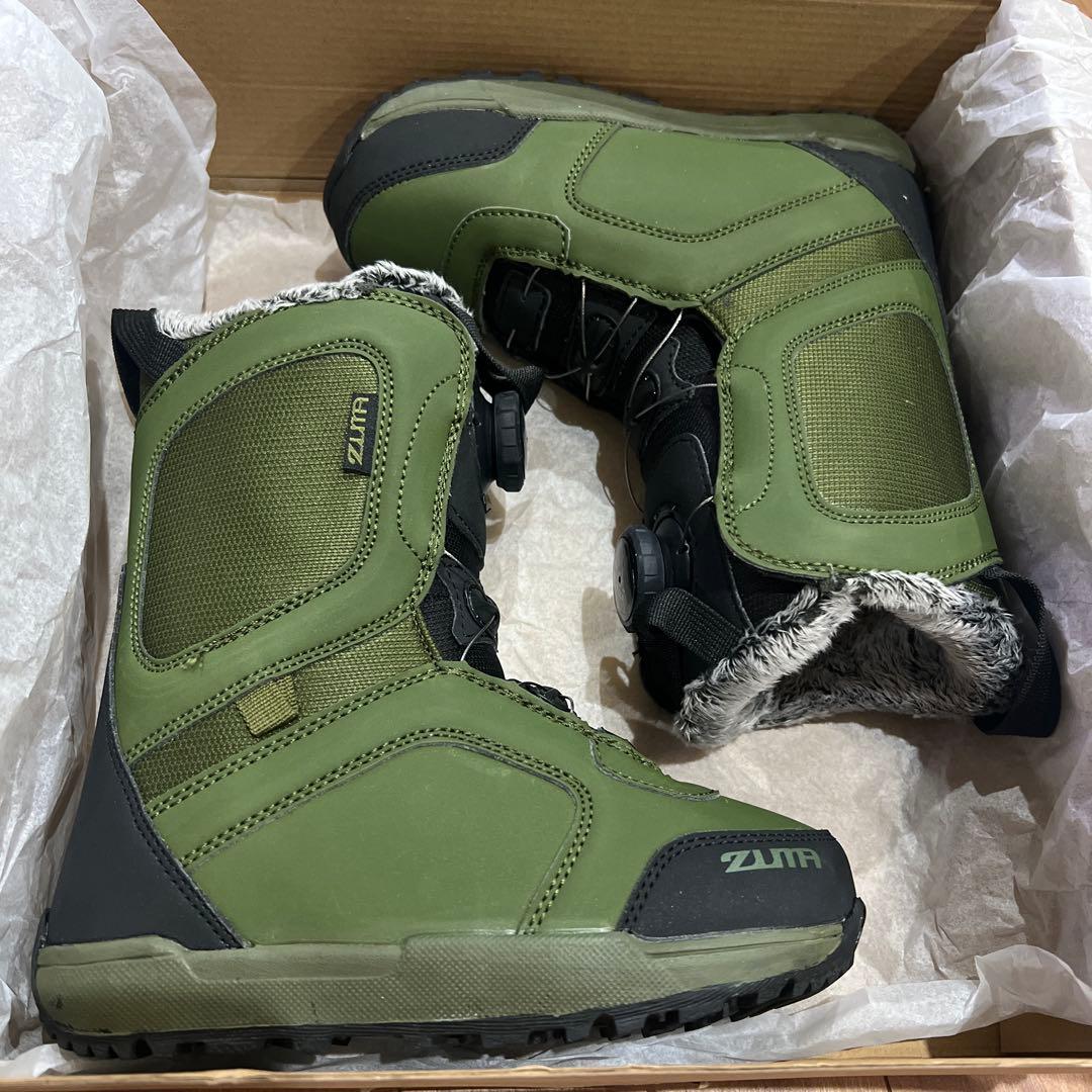☆新品☆ZUMA スノーボードブーツ オリーブグリーン　20.0〜21.0