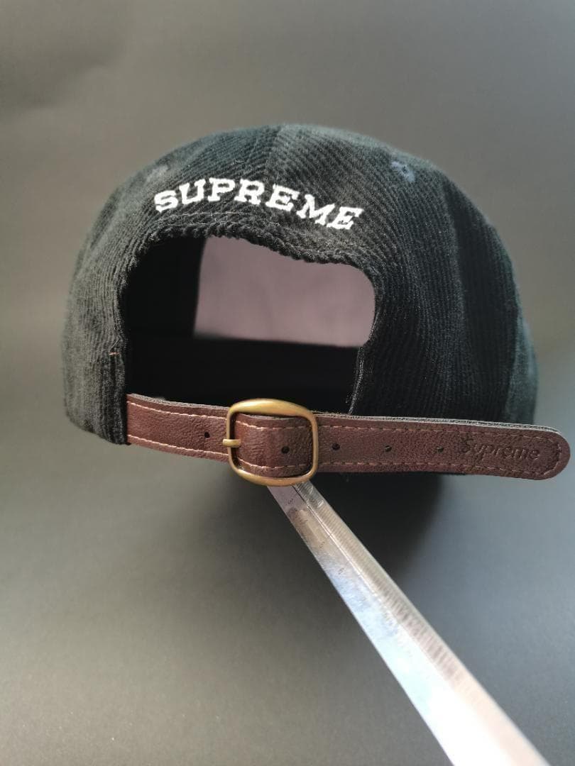SUPREME コーデュロイキャップ 黒