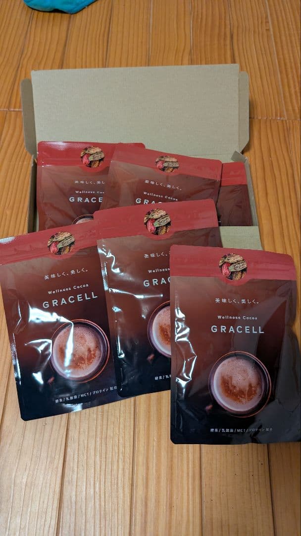 GRACELLグレイセルウェルネスココア 100g6袋