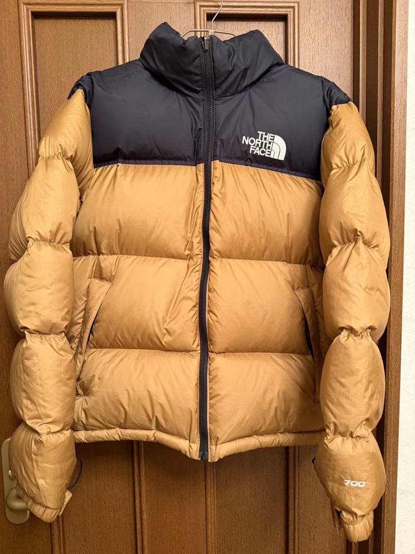 THE NORTH FACE ヌプシ700 ダウンジャケット M 黒/ベージュ