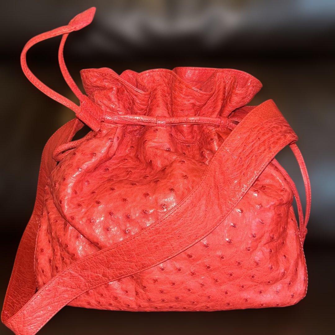 STILE EMME GI ERRE オーストリッチ　ハンドバッグ/イタリー