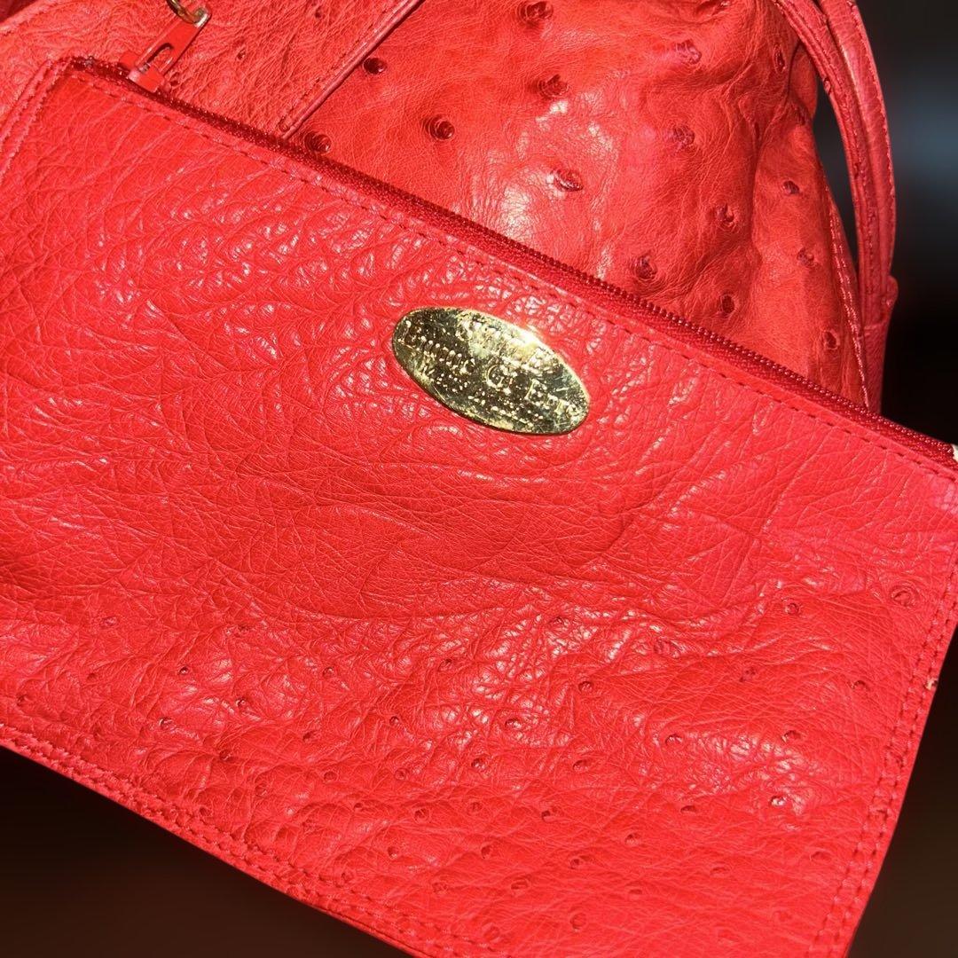 STILE EMME GI ERRE オーストリッチ　ハンドバッグ/イタリー