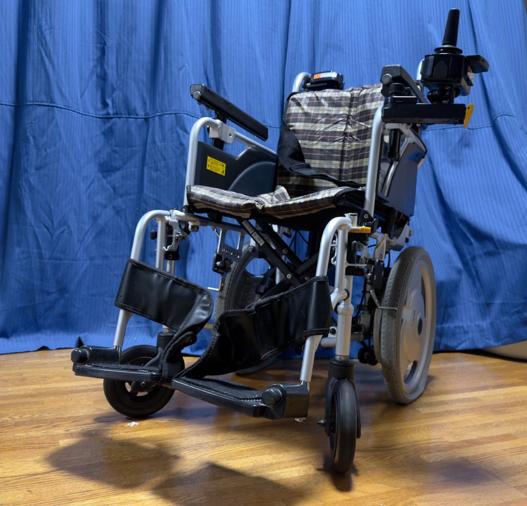 YAMAHA 電動車椅子 チェック柄（MiKiのフレーム）