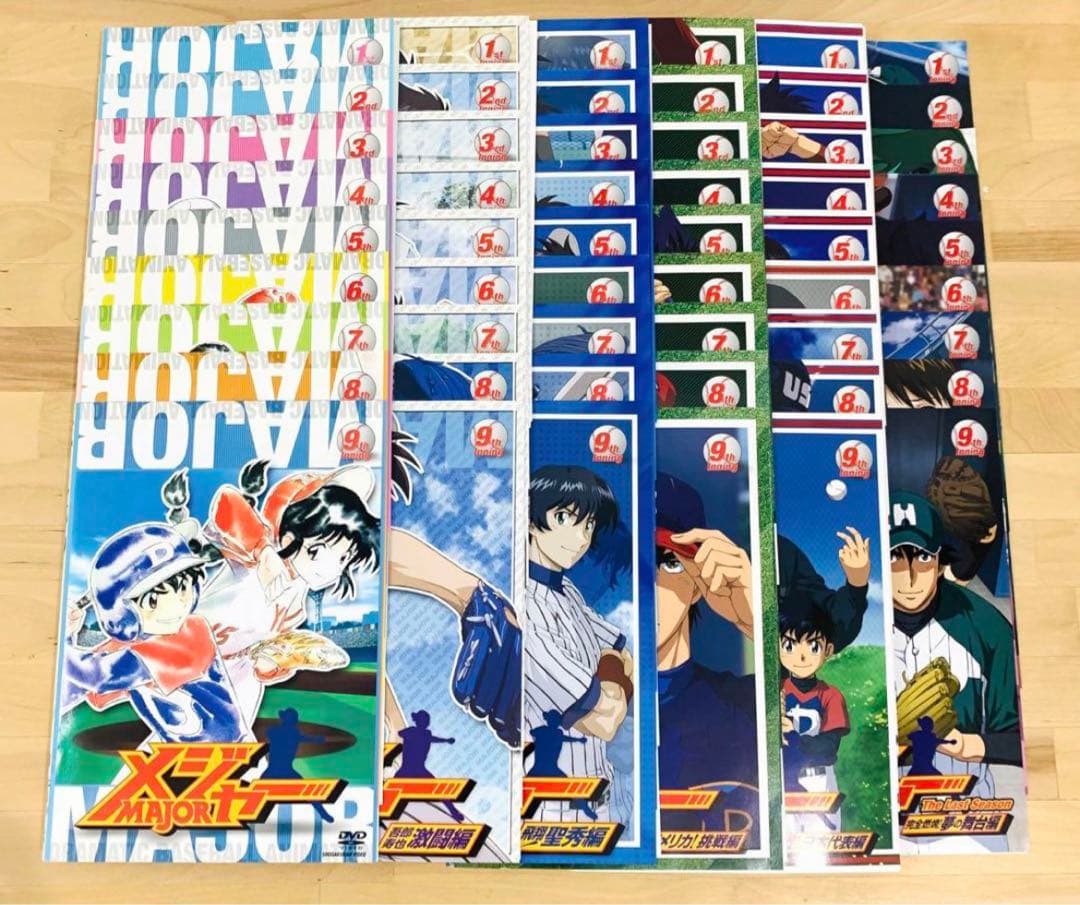 MAJOR メジャー【1期〜6期+2nd+2作品】計64巻 レンタル DVD