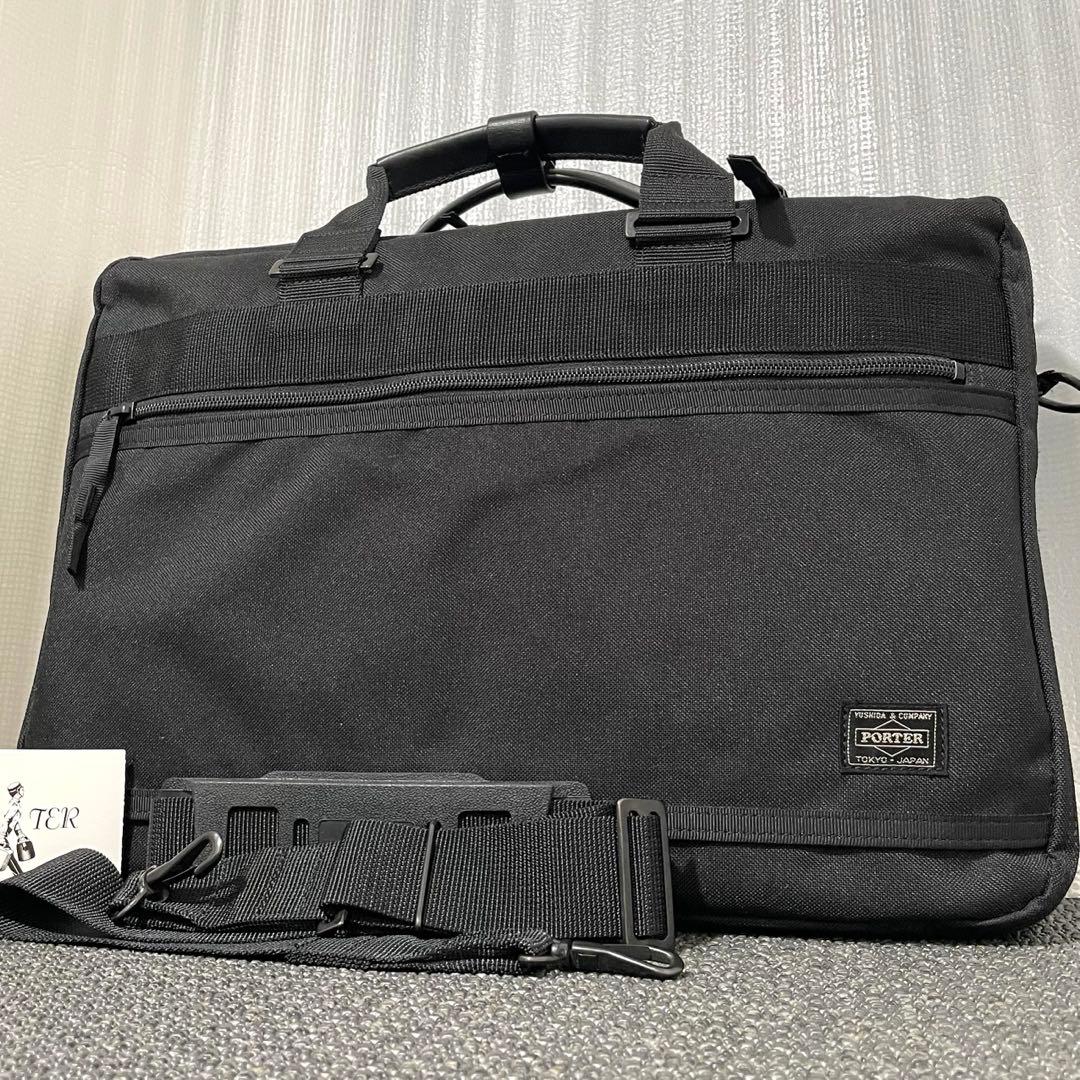 ぱりんこさま 美品✨ PORTER クリップ 2way 2層 ビジネスバッグ シ