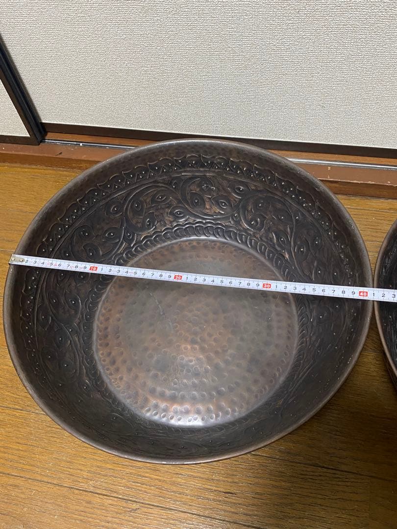ココバリ真鍮製フットバスボウル2点セット