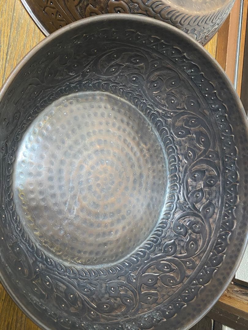 ココバリ真鍮製フットバスボウル2点セット