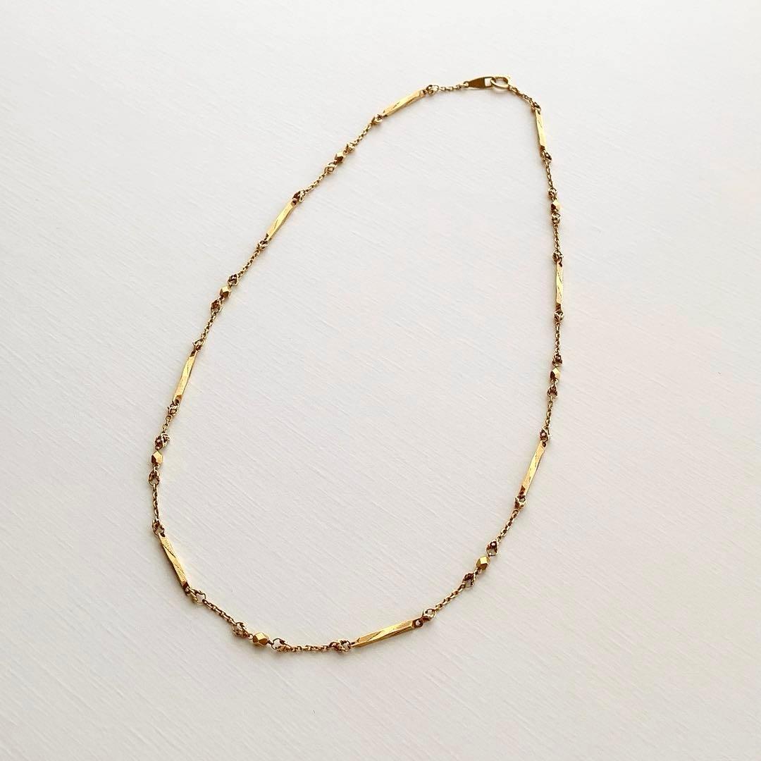 K18　磁気ネックレス　マグネットネックレス　イエローゴールド　18金