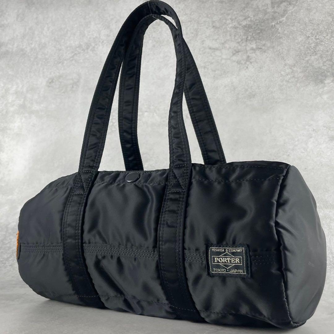 極美品✨ PORTER ポーター タンカー ミニボストンバッグ ブラック 黒
