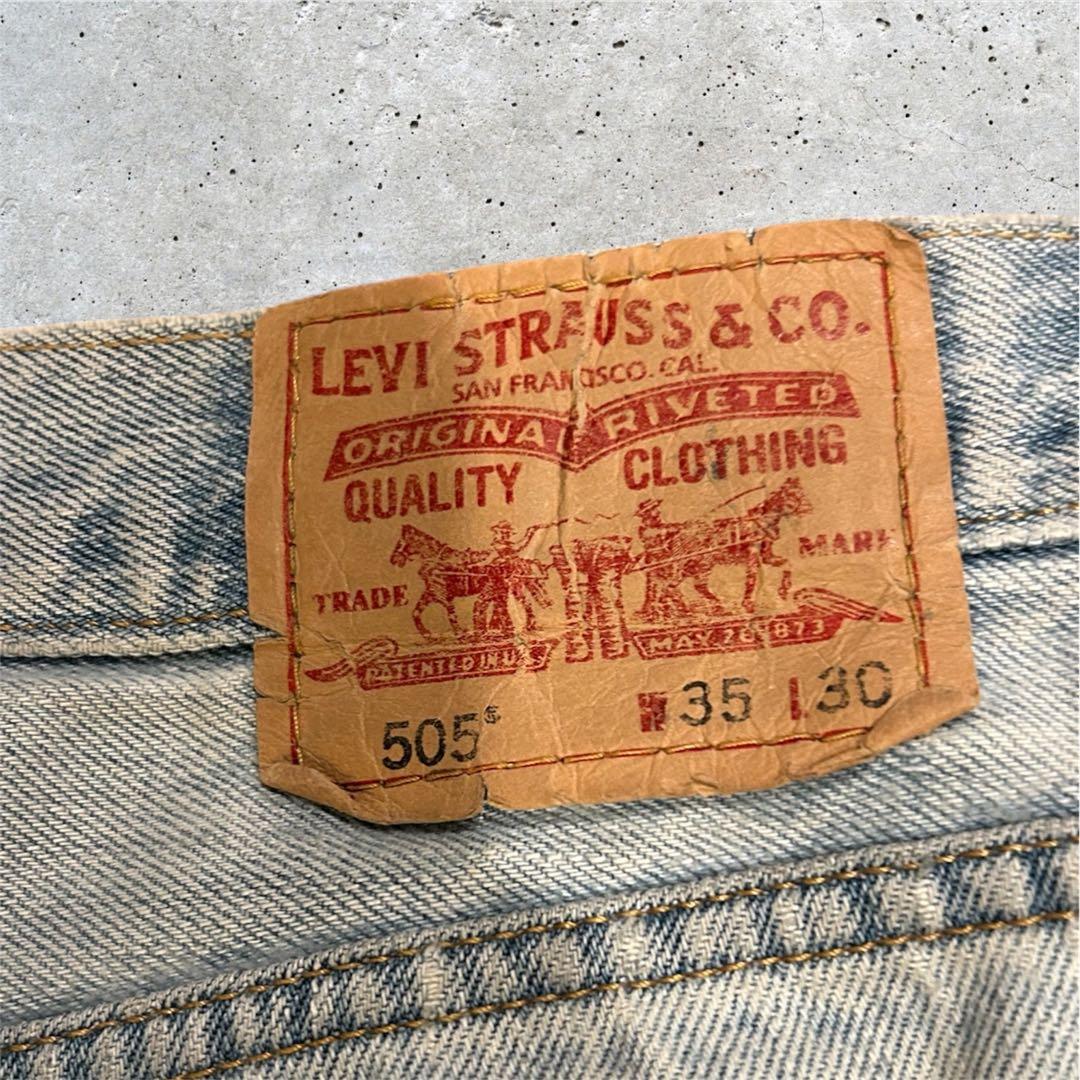 【即日発送】Levi's リーバイス 505 クロスパッチ W35 L30