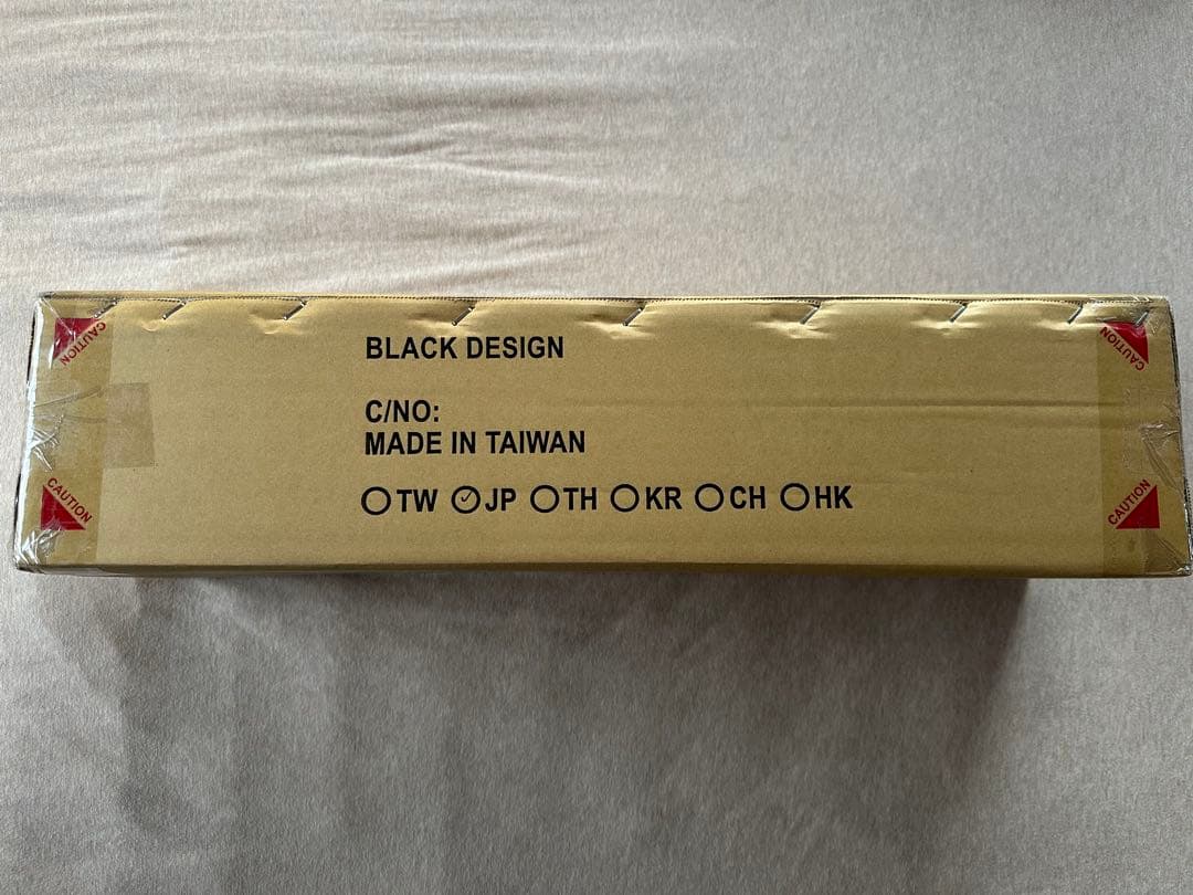 新品未開封 BLACK DESIGN BD ロー チェアー ODM 柄 ブラック