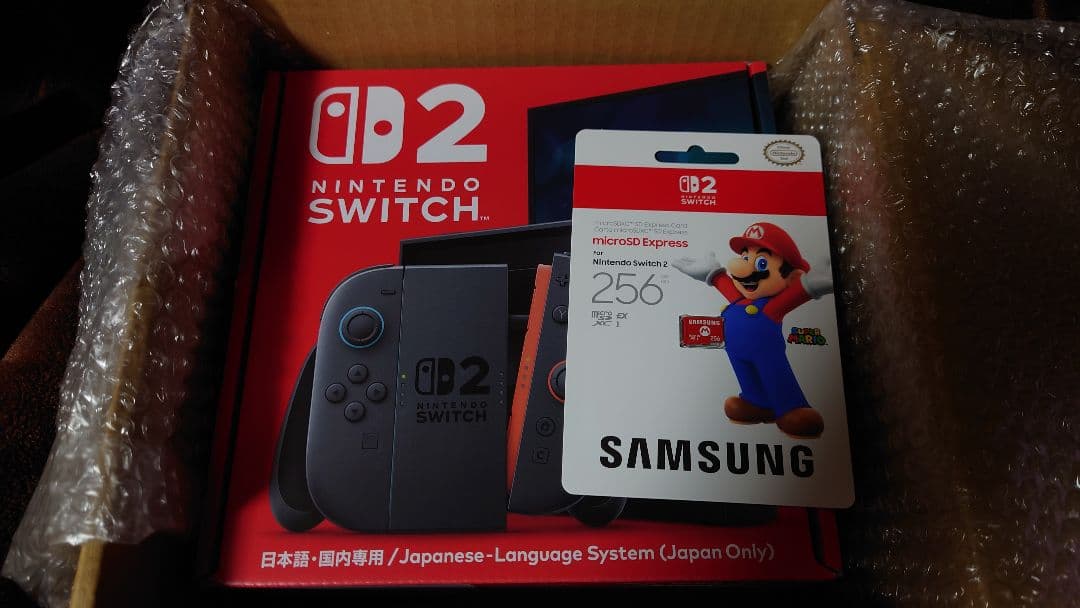 Nintendo Switch2 本体 日本語国内専用 256GBSDカード同梱