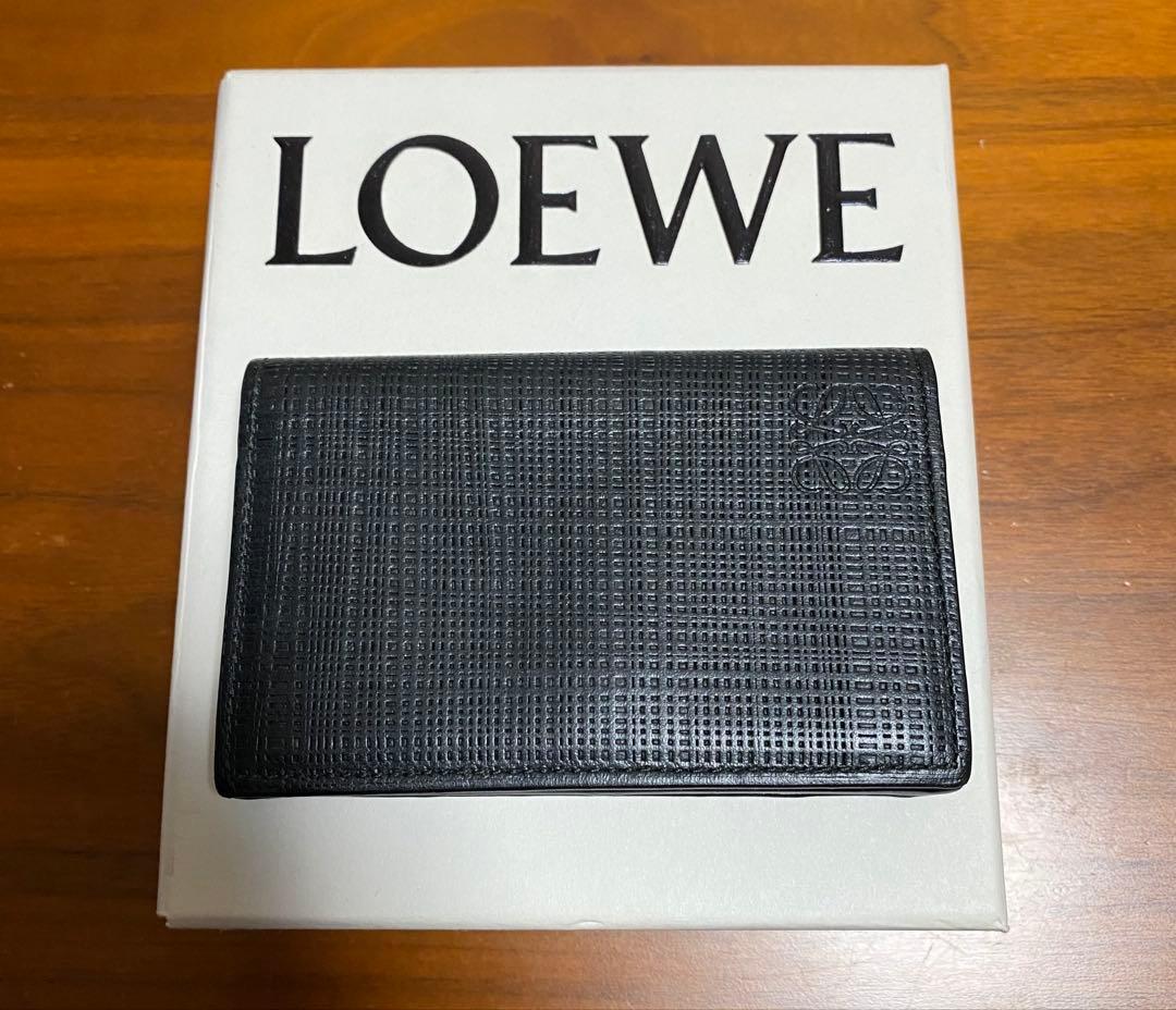 LOEWE ロエベ 名刺入れ ブラック カードケース