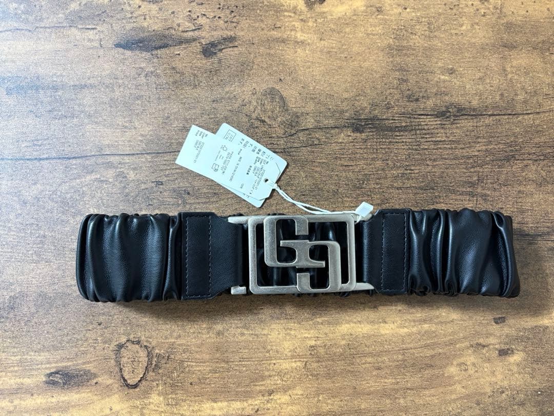 【期間限定タイムセール】ジェイダGYDA ダウンベルトブラック新品タグ付きベルト