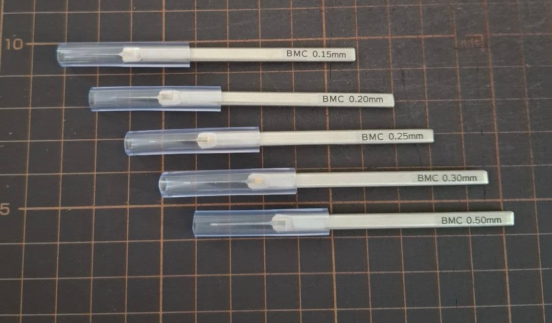 スジボリ堂　BMCタガネ　0.15mm〜0.50mm