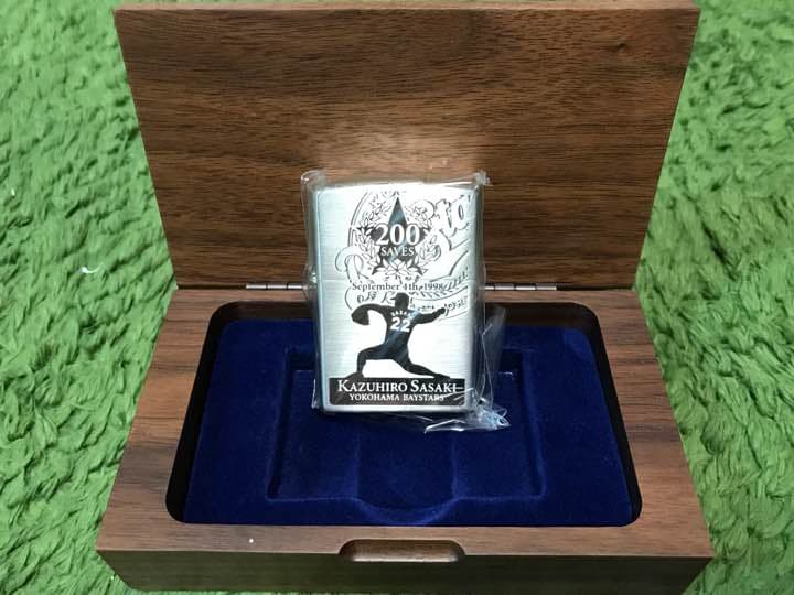 横浜ベイスターズ 佐々木主浩 200セーブ記念ジッポー