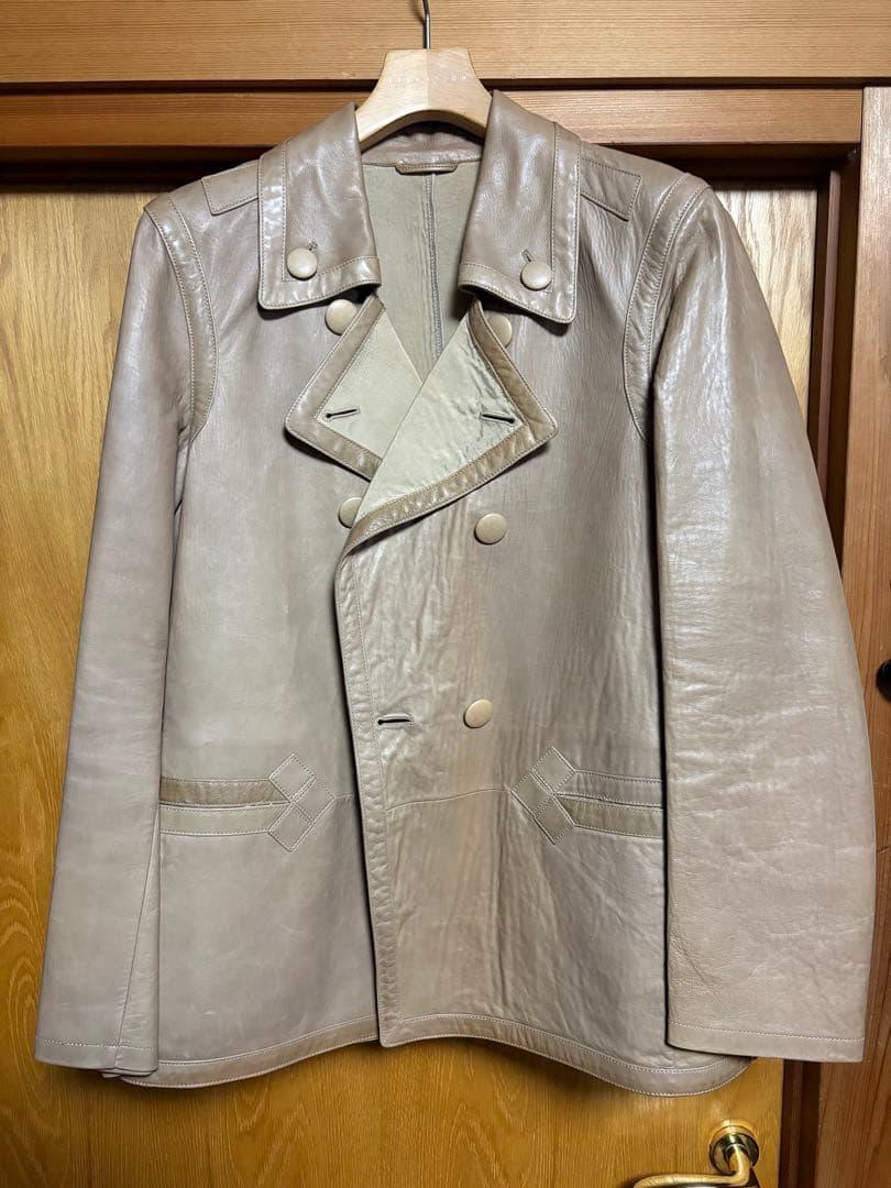 Bottega Veneta シープレザーダブルジャケット