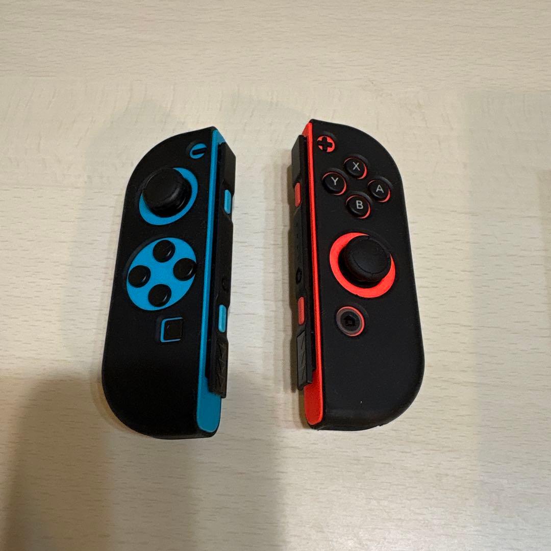 【美品】Nintendo Switch本体 SDカード、Joy-Conカバー付き