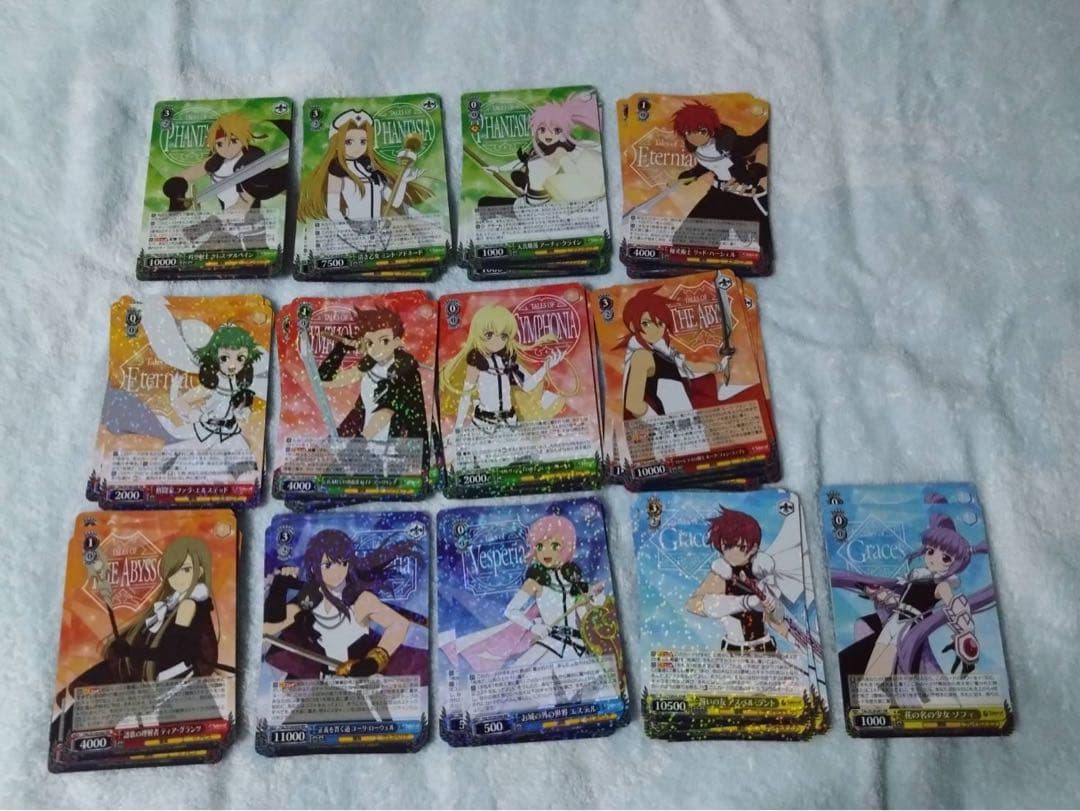 ヴァイスシュバルツ　テイルズシリーズRR以下4コンセット　オマケ付き