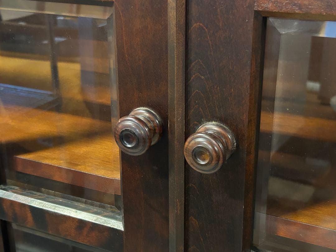 ☆GA234【中古品】 北海道民芸 家具 書棚　幅108cm