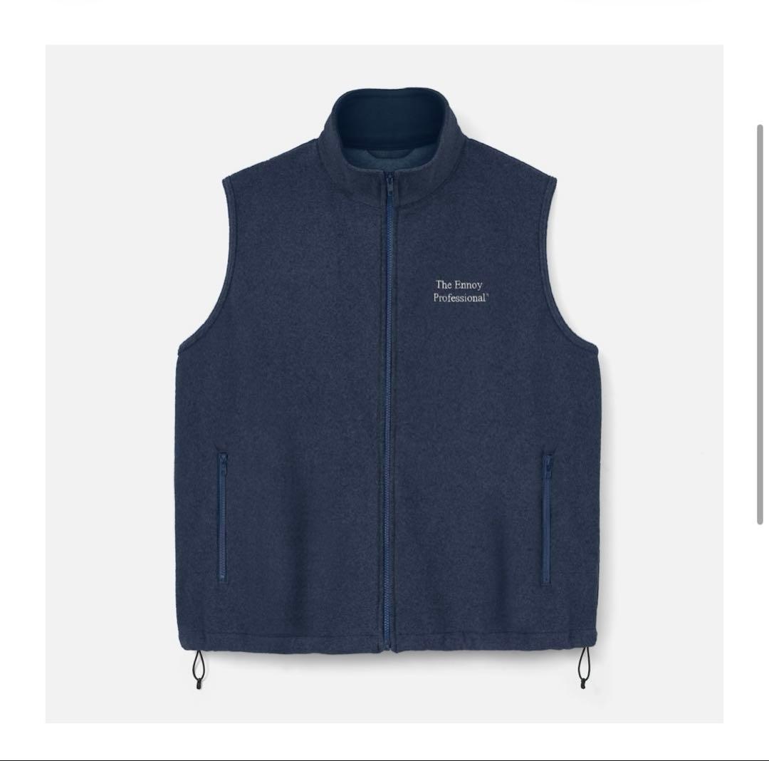 トップス PROFESSIONAL FLEECE VEST NAVY S