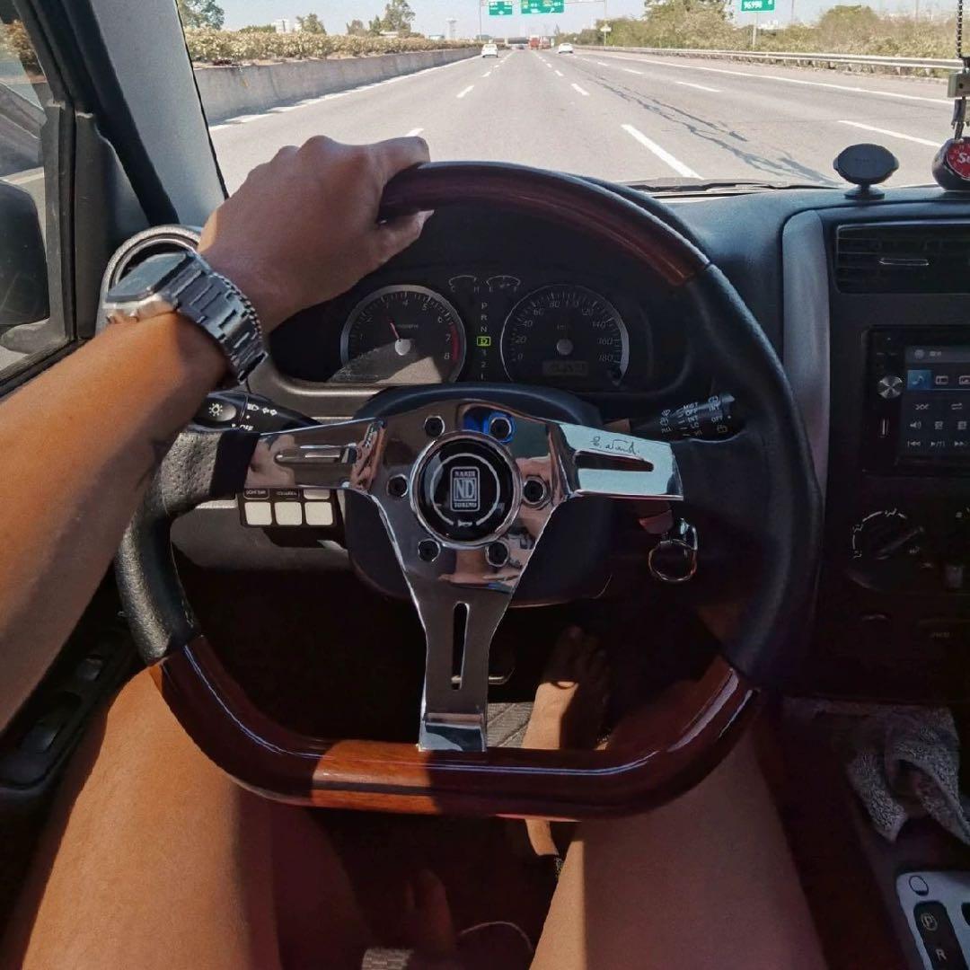 NARDI ナルディステアリング ウッド D スポーツステアリング車14インチ