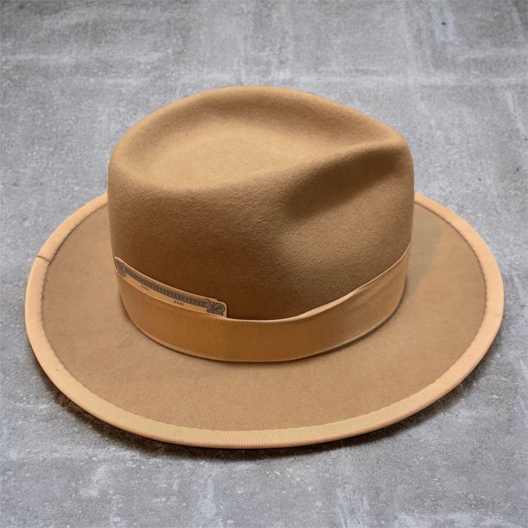 【美品】エイチダブリューアンドコー　ハット　ポイントエイチ　ベージュ