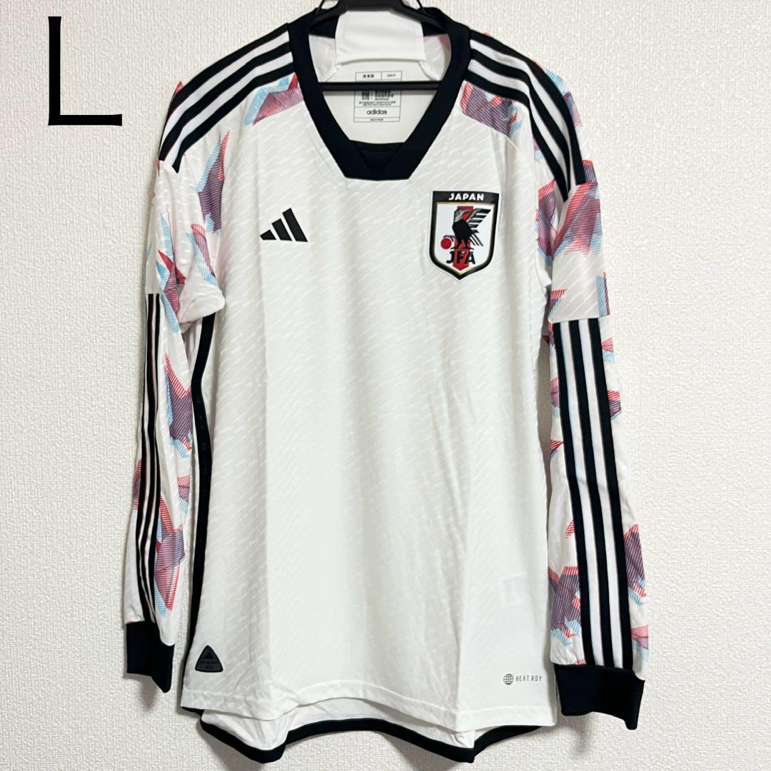 【新品】adidas 日本代表 オーセンティック ユニフォーム 長袖 Lサイズ
