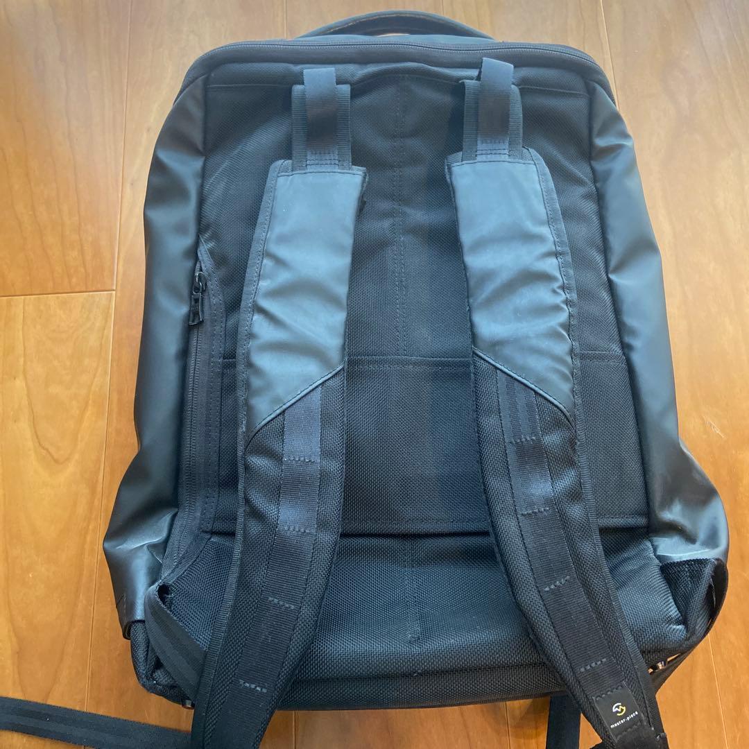 【美品】master-piece ブラックリュック　バックパック　ビジネスパッグ