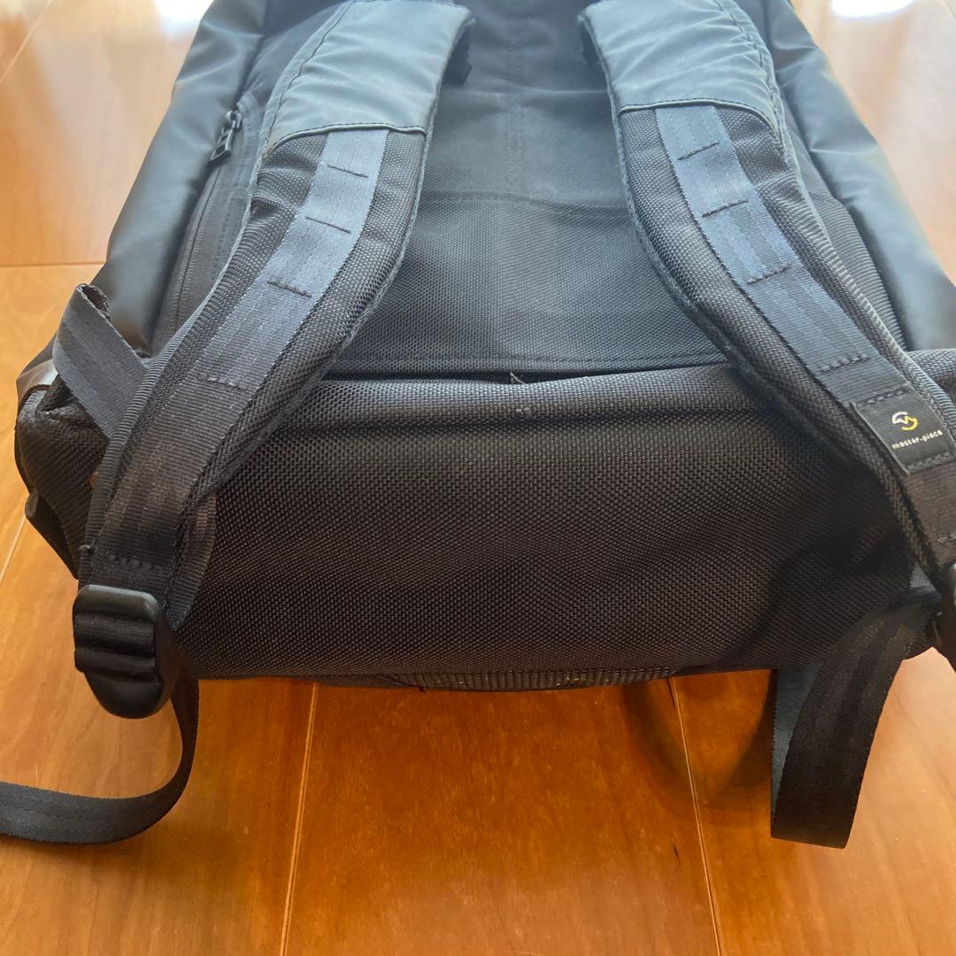 【美品】master-piece ブラックリュック　バックパック　ビジネスパッグ