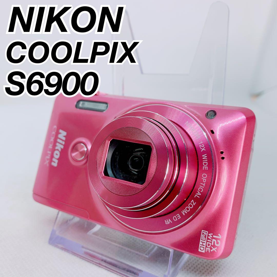 Nikon デジタルカメラ COOLPIX S6900 ニコン　ピンク　デジカメ