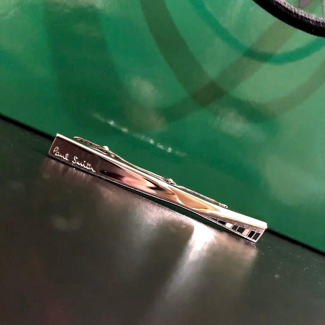 ☆新品未使用☆ Paul Smith シルバー ネクタイピン+ショップバッグ