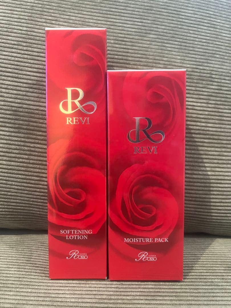 期間限定価格 reviソフニングローション、モイスチャーパックセット