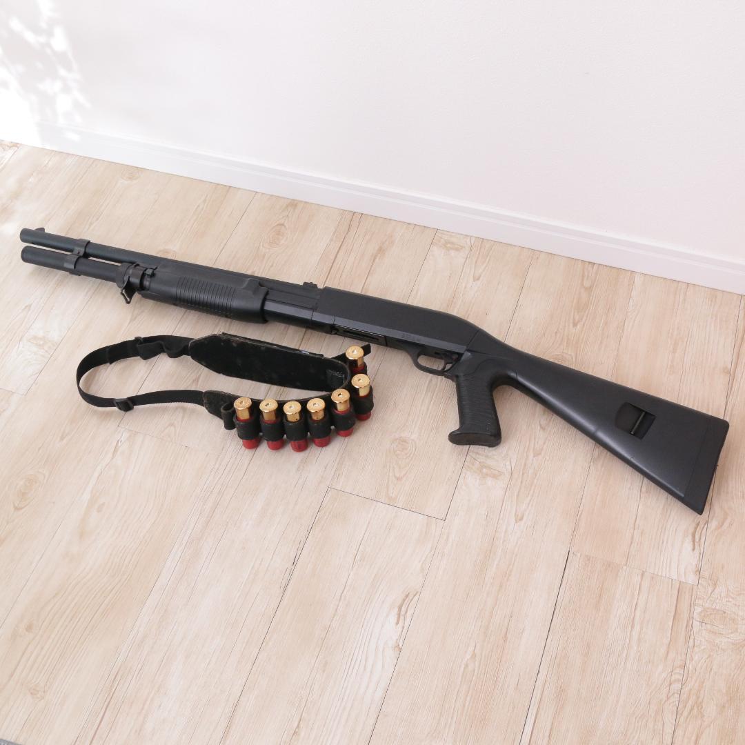 東京マルイ M3 スーパー90 SUPER90 エアーショットガン ベルト付き