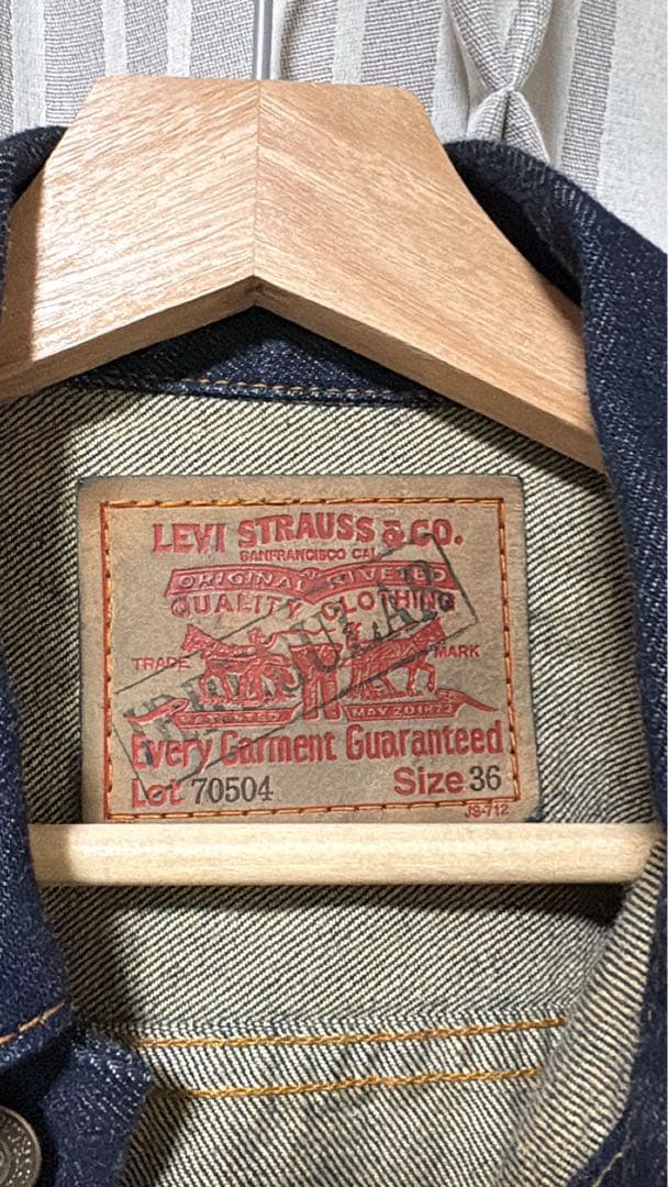 日本製LEVI'S 70504デニムジャケット サイズ36