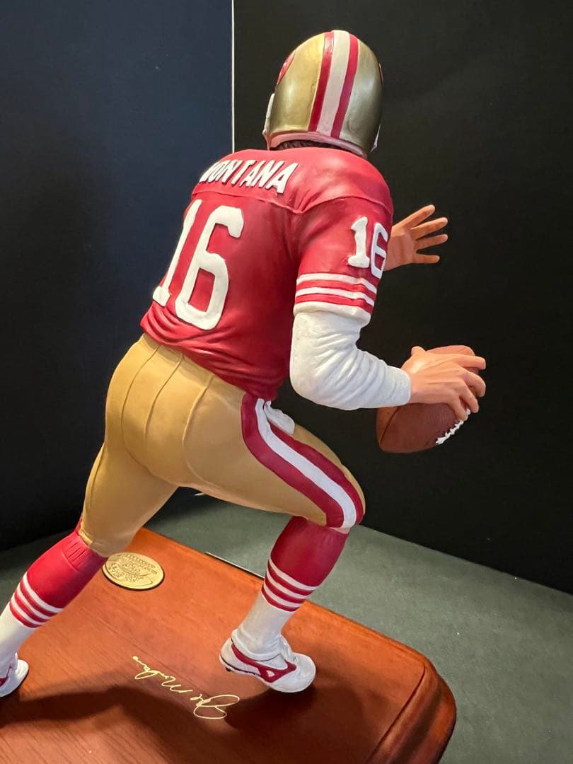 【超希少】ジョー・モンタナ NFL 49ers ※ダン バリーミント社フィギュア