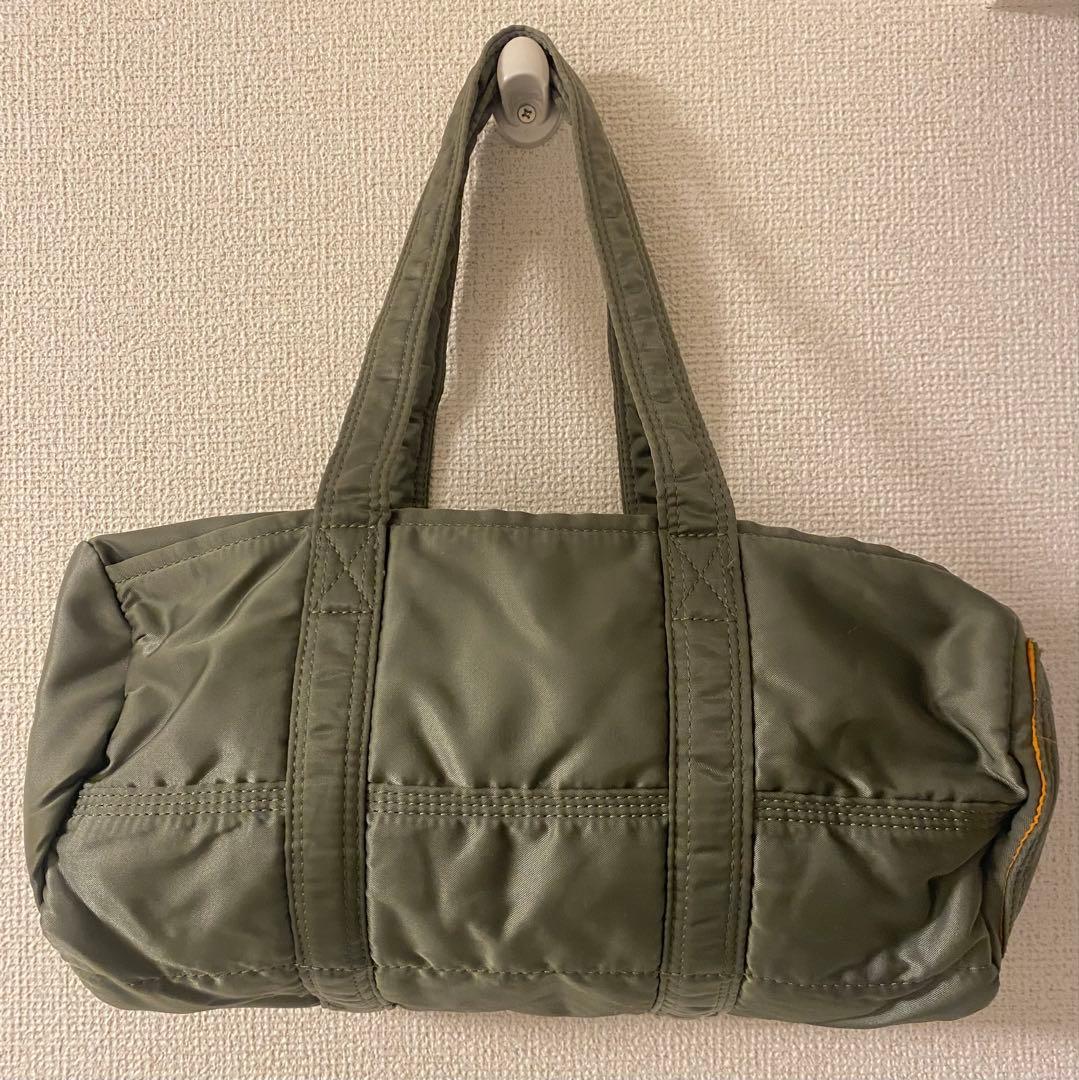 美品！廃盤品レア☆PORTERポーター タンカー ミニボストンバッグSセージ☆