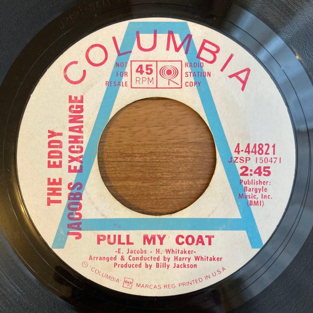 Eddy Jacobs Exchange PULL MY COAT 7インチ