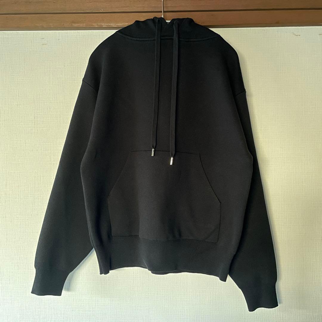 CABaNキャバン購入　定番コットンカシミヤパーカー　Sブラック