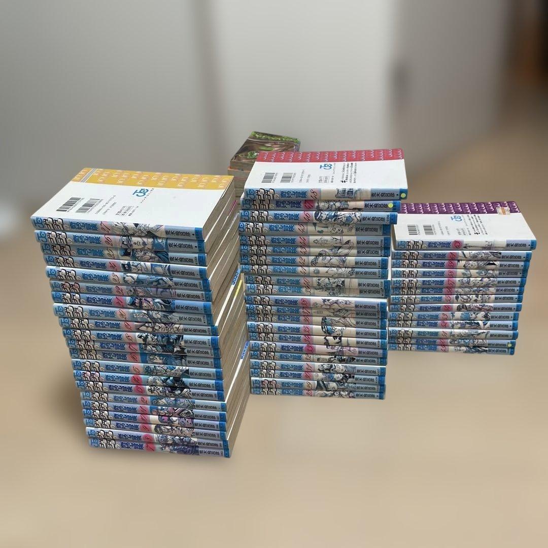 ジョジョの奇妙な冒険セット7巻〜59巻、61巻、63巻