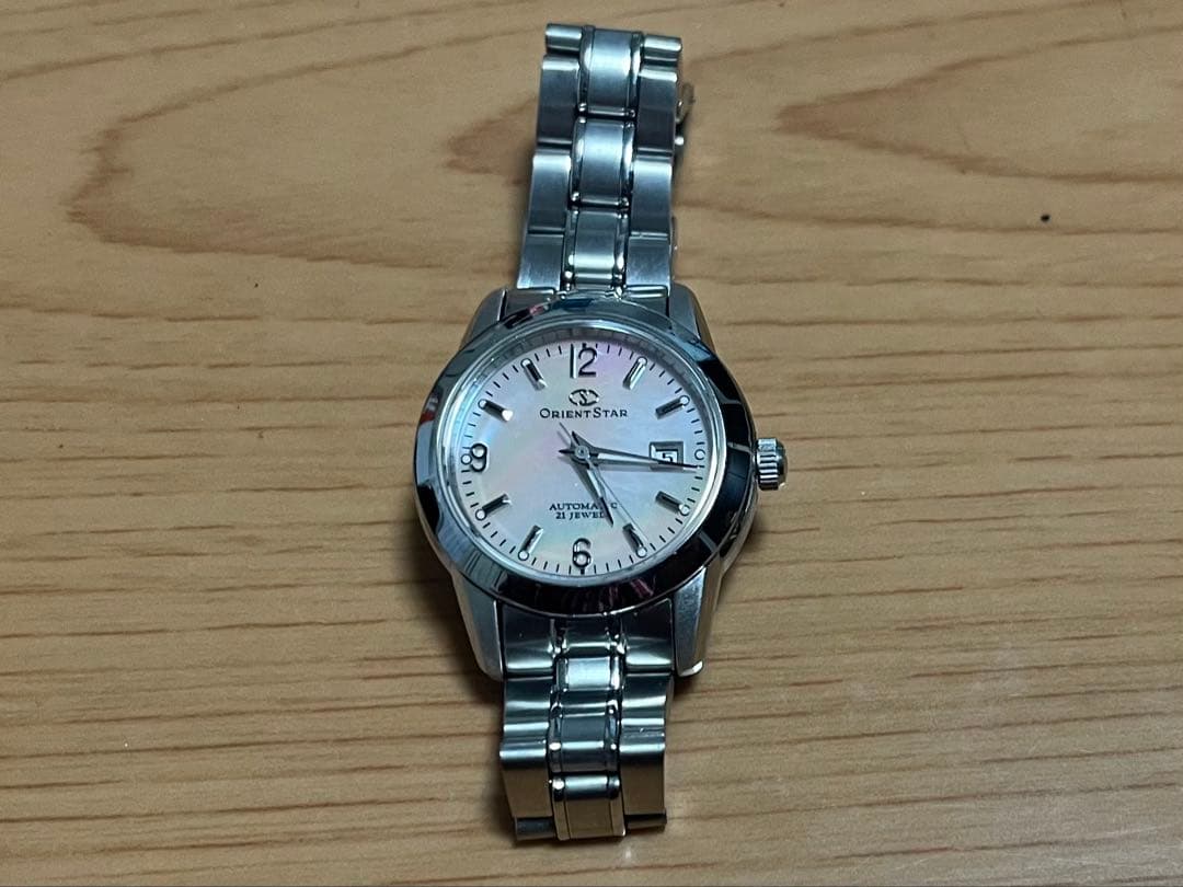 【S-346】ORIENT STAR オリエントスター ピンクシェル文字