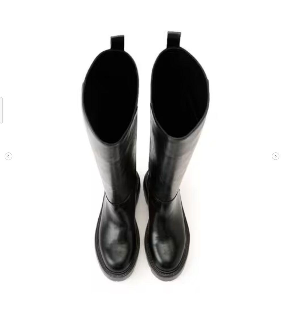 美品 SYユナイテッドアローズ <SY>ボリュームソールプレーンロングブーツ厚底