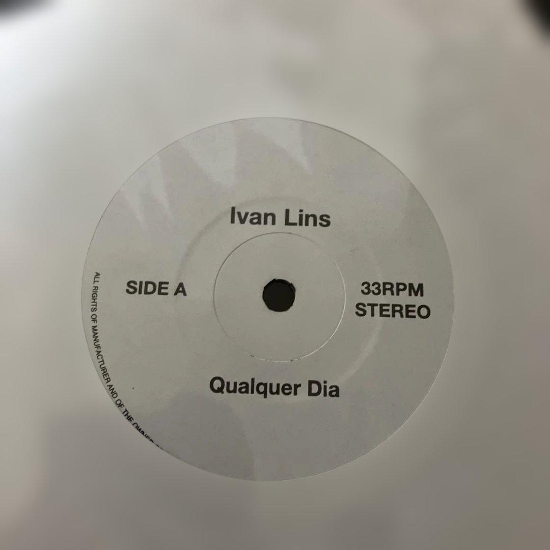 Ivan Lins Qualquer Dia 33RPM 7インチ レコード